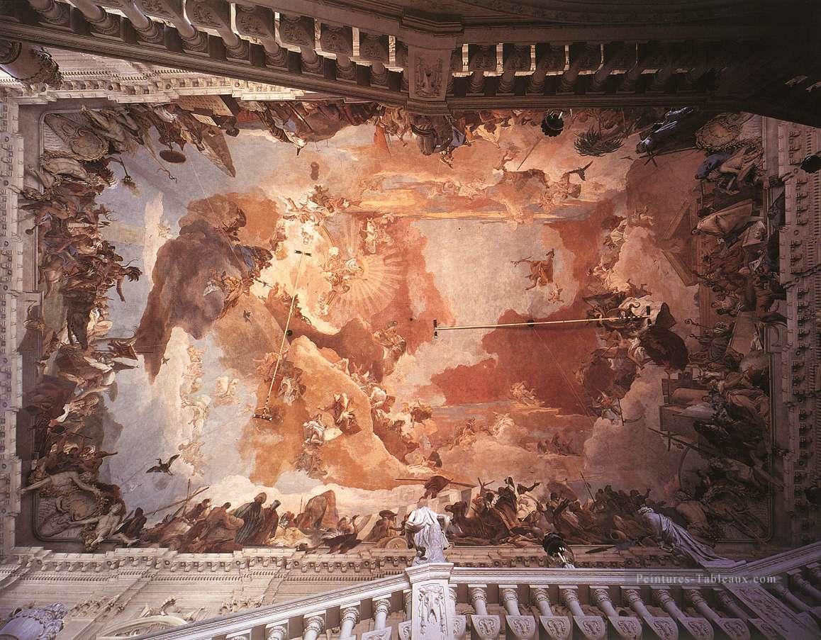 L’Apollon de Wurtzbourg et les Continents Giovanni Battista Tiepolo Peintures à l'huile